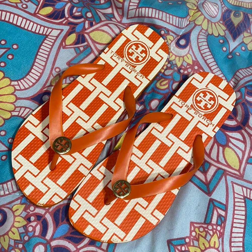 Authentic Tory Burch flip flops